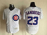 Chicago Cubs #23 Ryne Sandberg White 2016 Flexbase Collection Stitched Baseball Jersey,baseball caps,new era cap wholesale,wholesale hats
